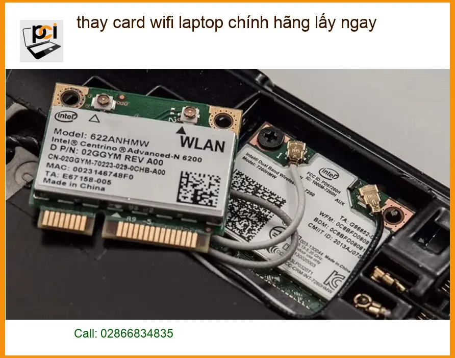 Sửa Laptop thay card wifi chính hãng TPHCM – Cửa hàng gần đây nhất