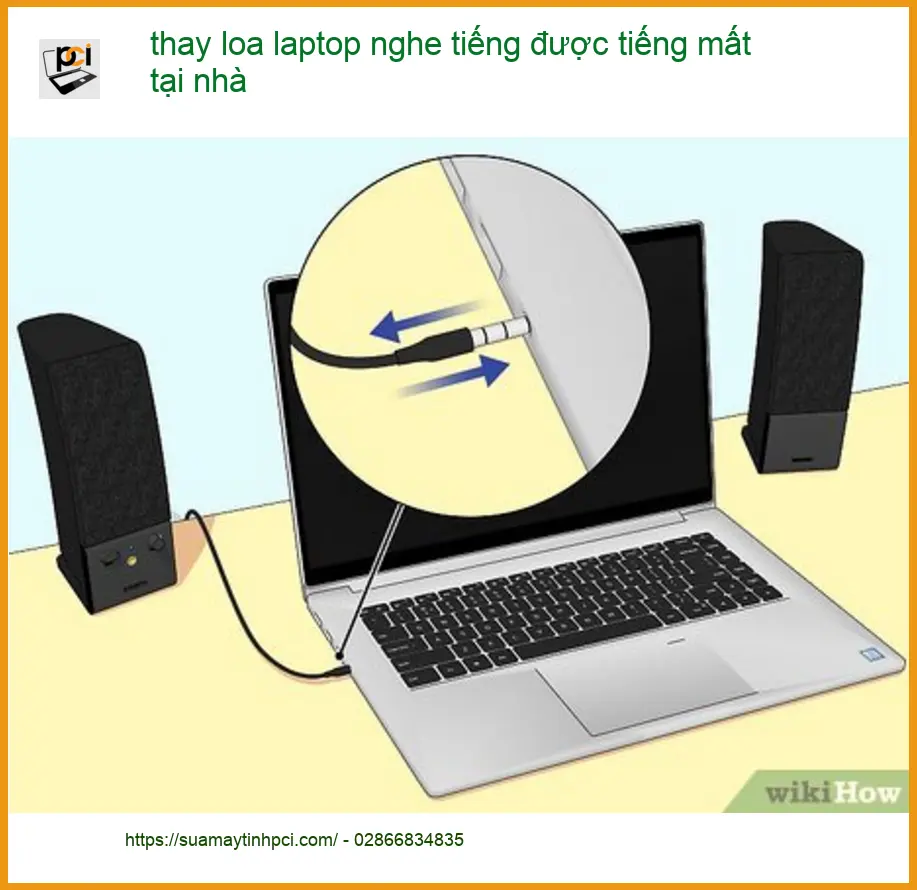 Sửa Laptop thay loa laptop nghe tiếng được mất tại nhà – Thợ nhanh