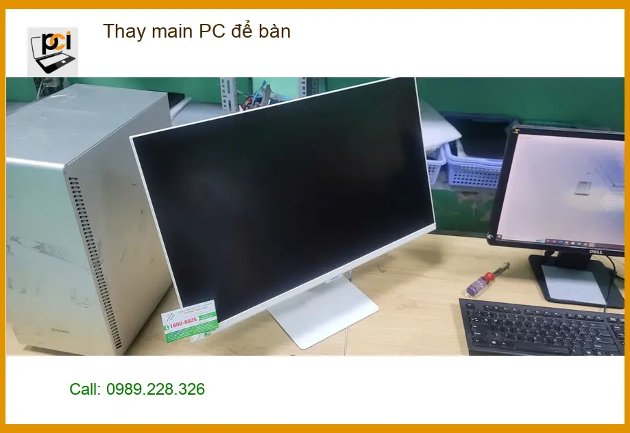 Trung tâm Thay main PC để bàn Quận Bình Tân - Chú Quý kế toán hài lòng ảnh thực tế 1