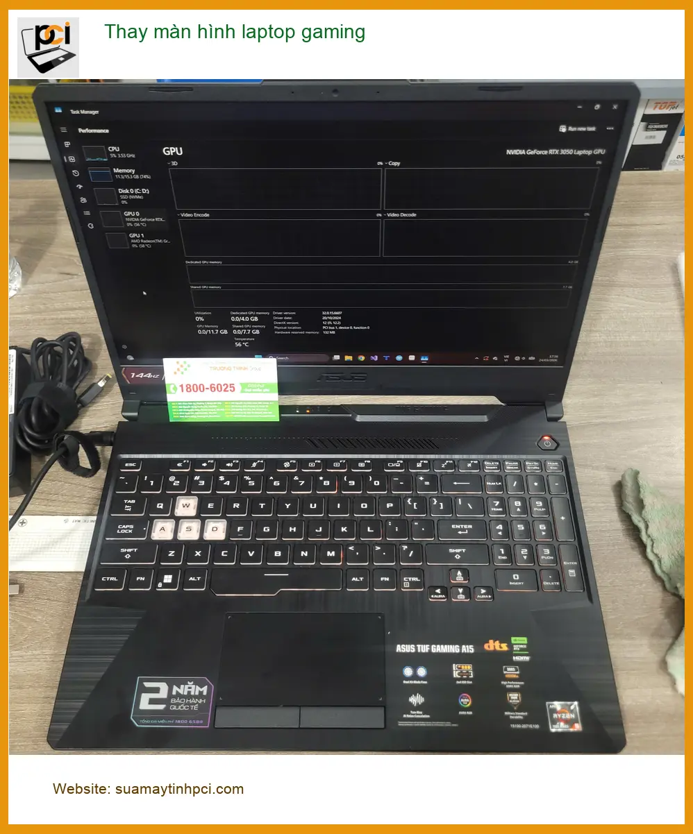 Anh Phong kiến trúc sư review nơi thay màn hình laptop gaming Quận Tân Bình ảnh thực tế 1