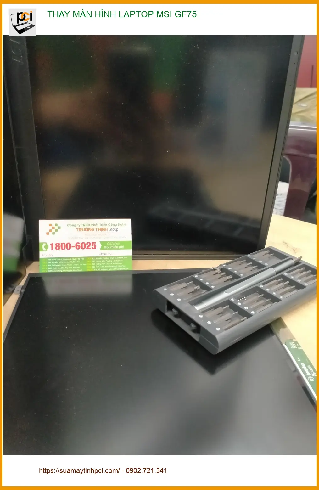 Bác Trường tìm chỗ thay màn hình laptop MSI GF75 Quận 12 tin cậy