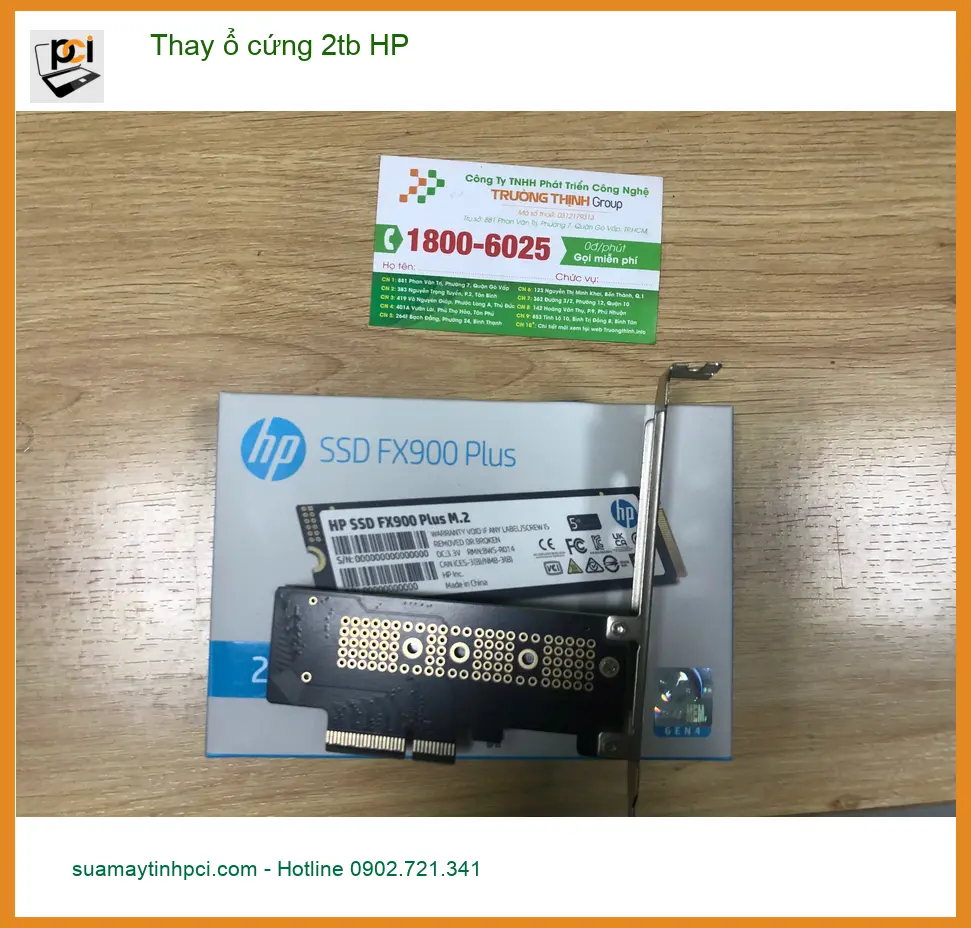 Chị Tuyết tìm chỗ sửa – Nơi Thay ổ cứng 2tb HP Quận Bình Tân uy tín