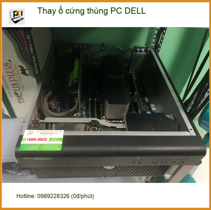 Anh Khải IT ở Bình Tân cần thay ổ cứng thùng PC Dell ảnh thực tế 1