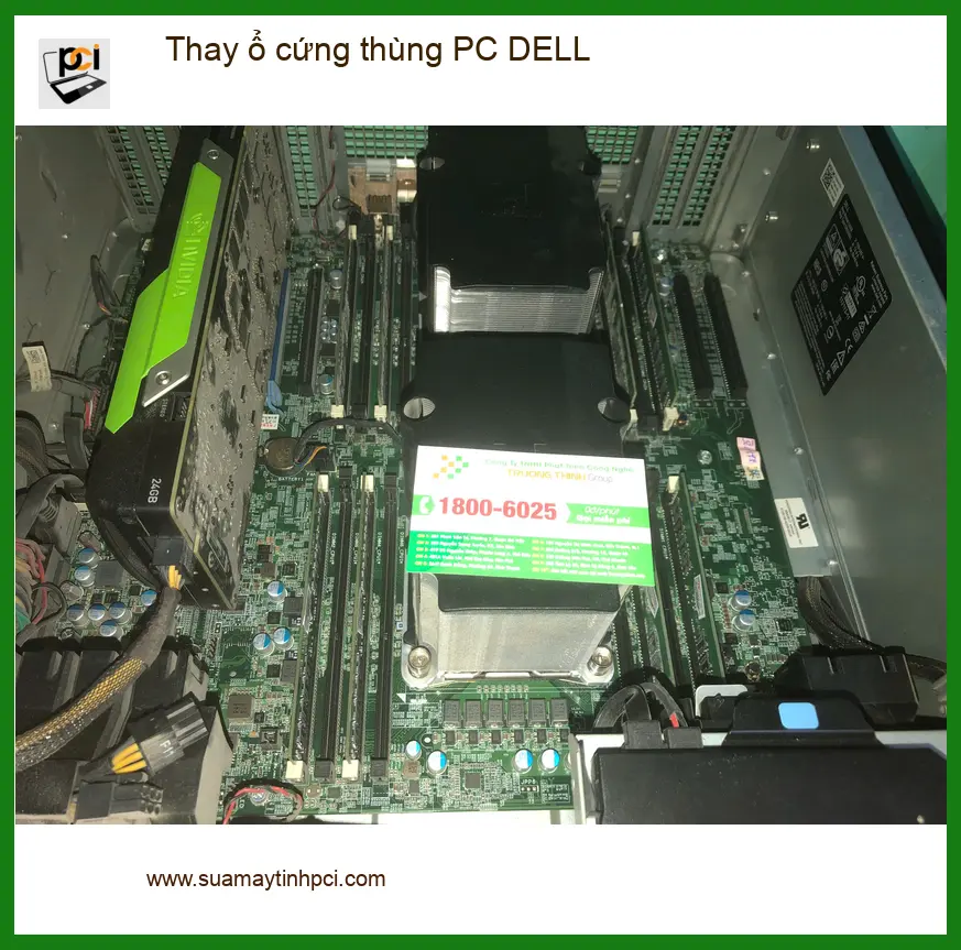 Anh Khải IT ở Bình Tân cần thay ổ cứng thùng PC Dell ảnh thực tế 2