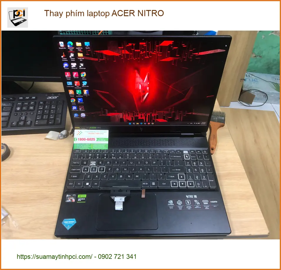 Thay phím laptop ACER NITRO Quận Bình Tân lấy liền - Review Cô Thanh nhà văn ảnh thực tế 2