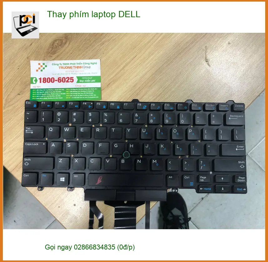Anh Quân kế toán kể chuyện tìm nơi thay phím laptop DELL Quận Bình Tân ảnh thực tế 1