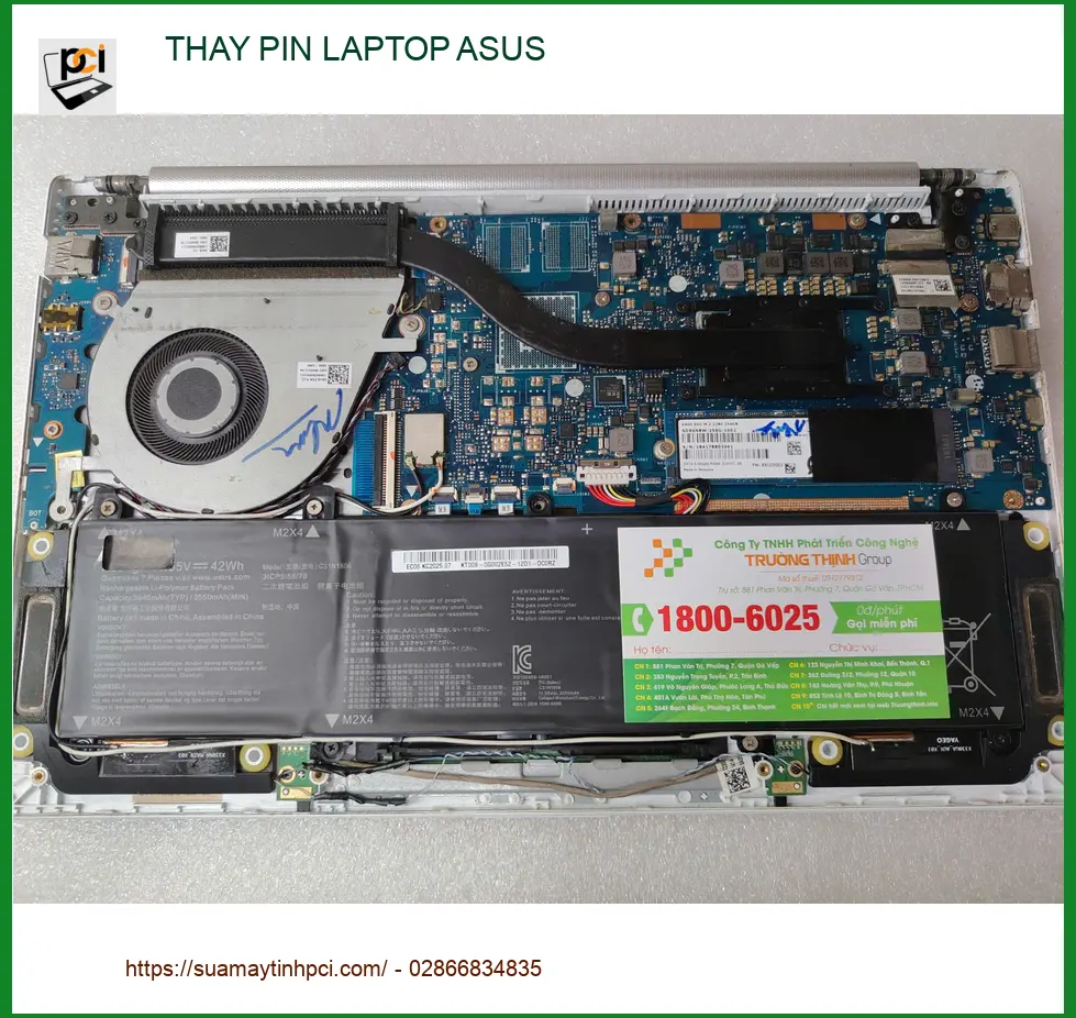 Chị Thanh – chuyên viên marketing cần thay pin laptop ASUS Quận Gò Vấp