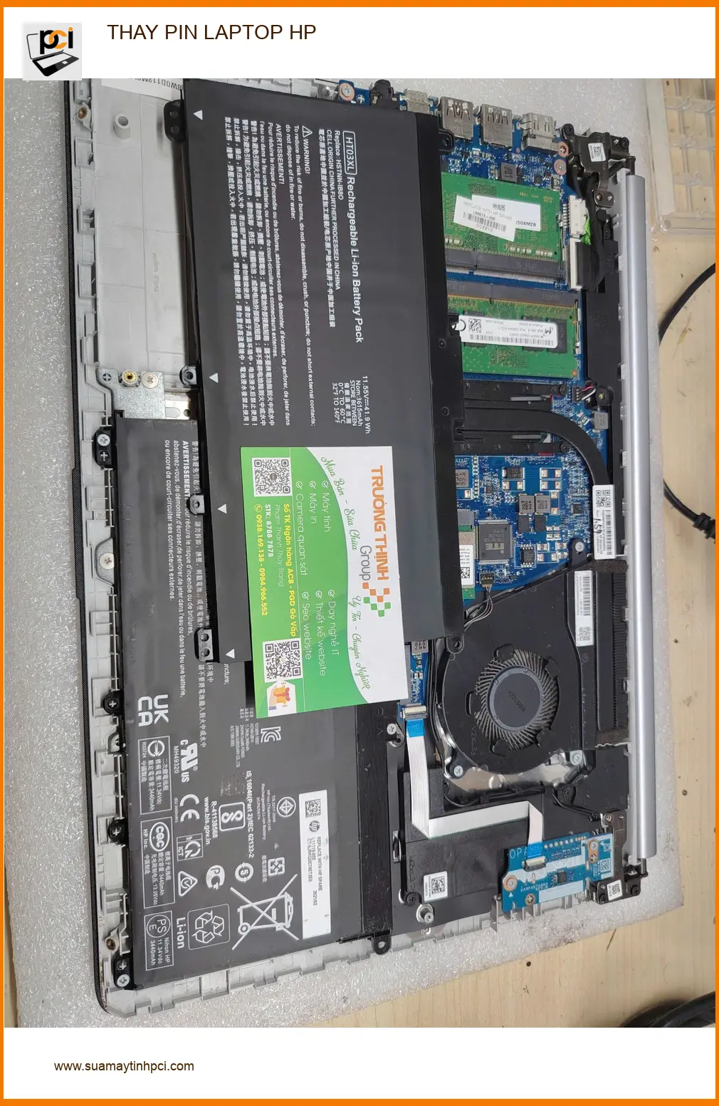 Chị Kiều Anh kế toán tìm Trung tâm Thay Pin Laptop HP Quận Gò Vấp uy tín