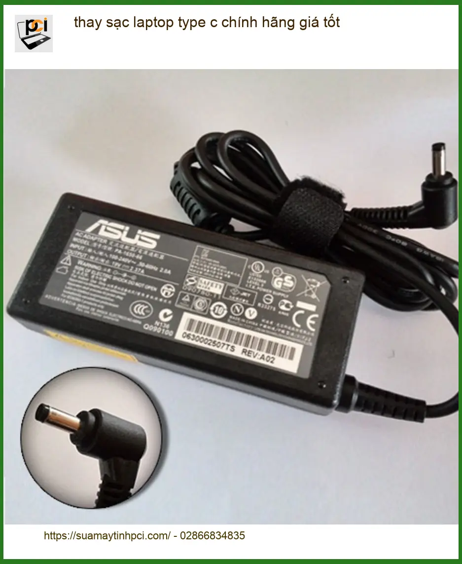 Sửa Laptop thay sạc laptop type c chính hãng TPHCM – Địa điểm lấy liền uy tín