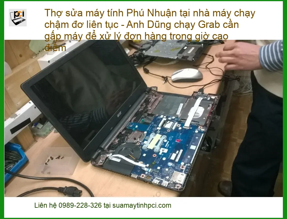 Sửa máy tính Phú Nhuận tại nhà chậm đơ – Khắc phục tận nơi lấy liền