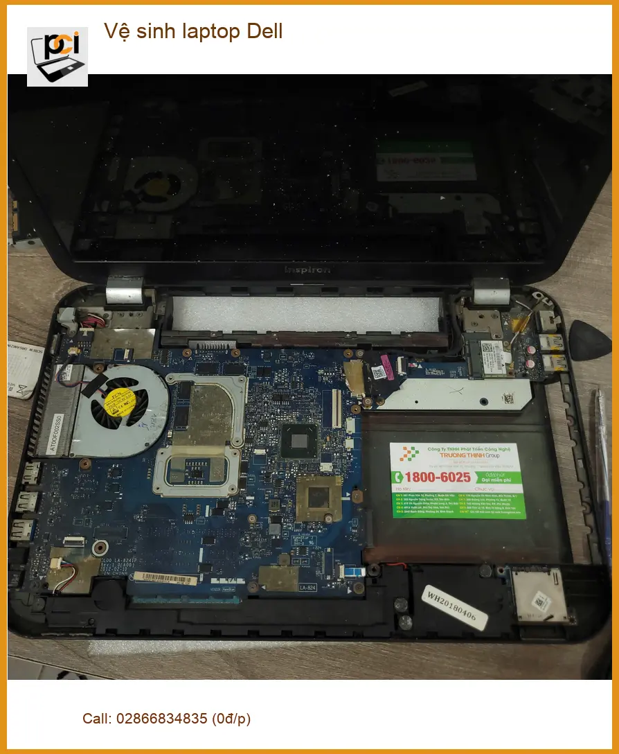 Anh Kiệt lập trình viên than laptop Dell quá nóng – Trung tâm vệ sinh Quận Tân Bình lấy liền