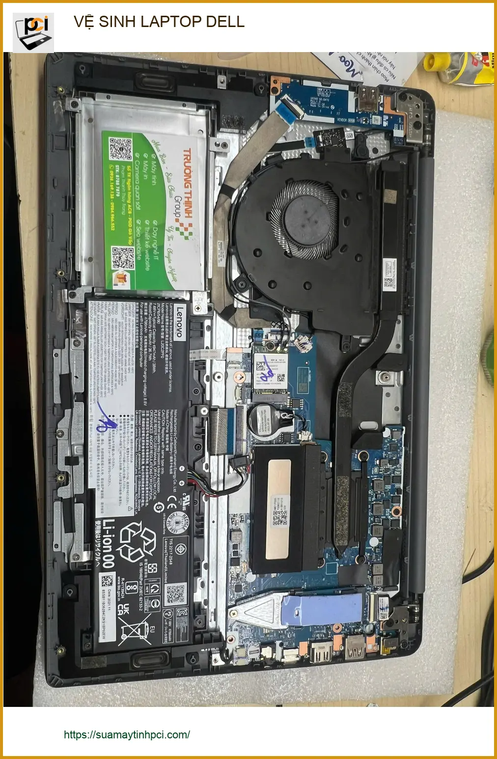 Dịch vụ Vệ sinh Laptop Dell Quận Gò Vấp – Anh Đạt nhân viên thiết kế
