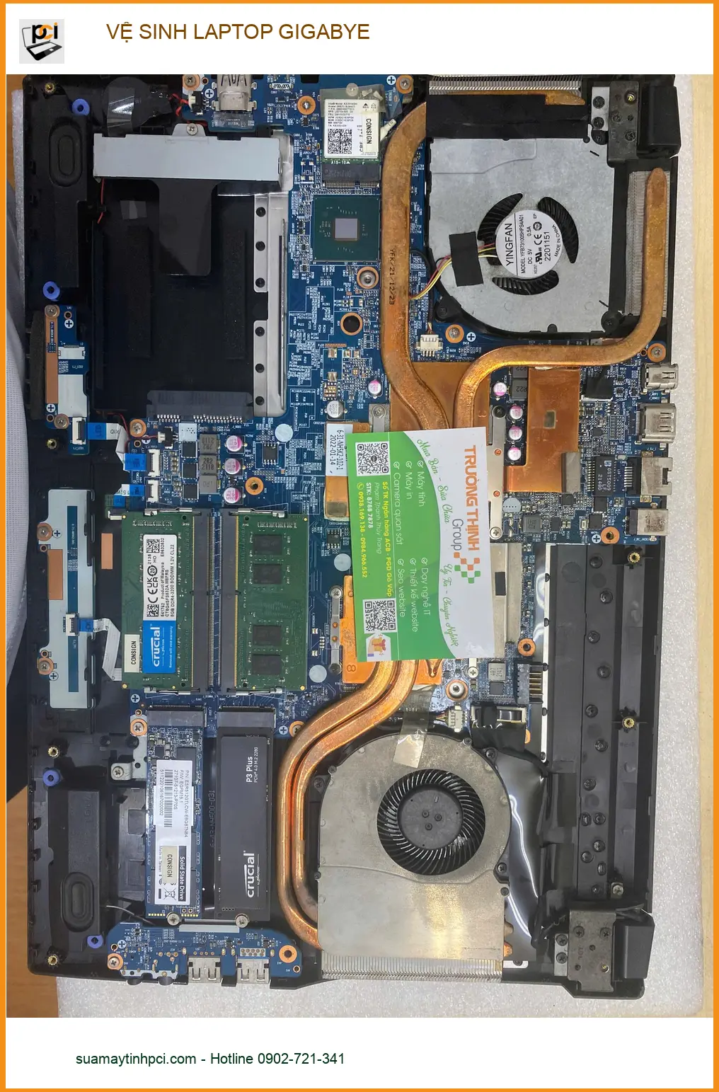 Anh Minh Quân game thủ cần Địa điểm Vệ sinh Laptop Gigabyte Quận Gò Vấp gấp