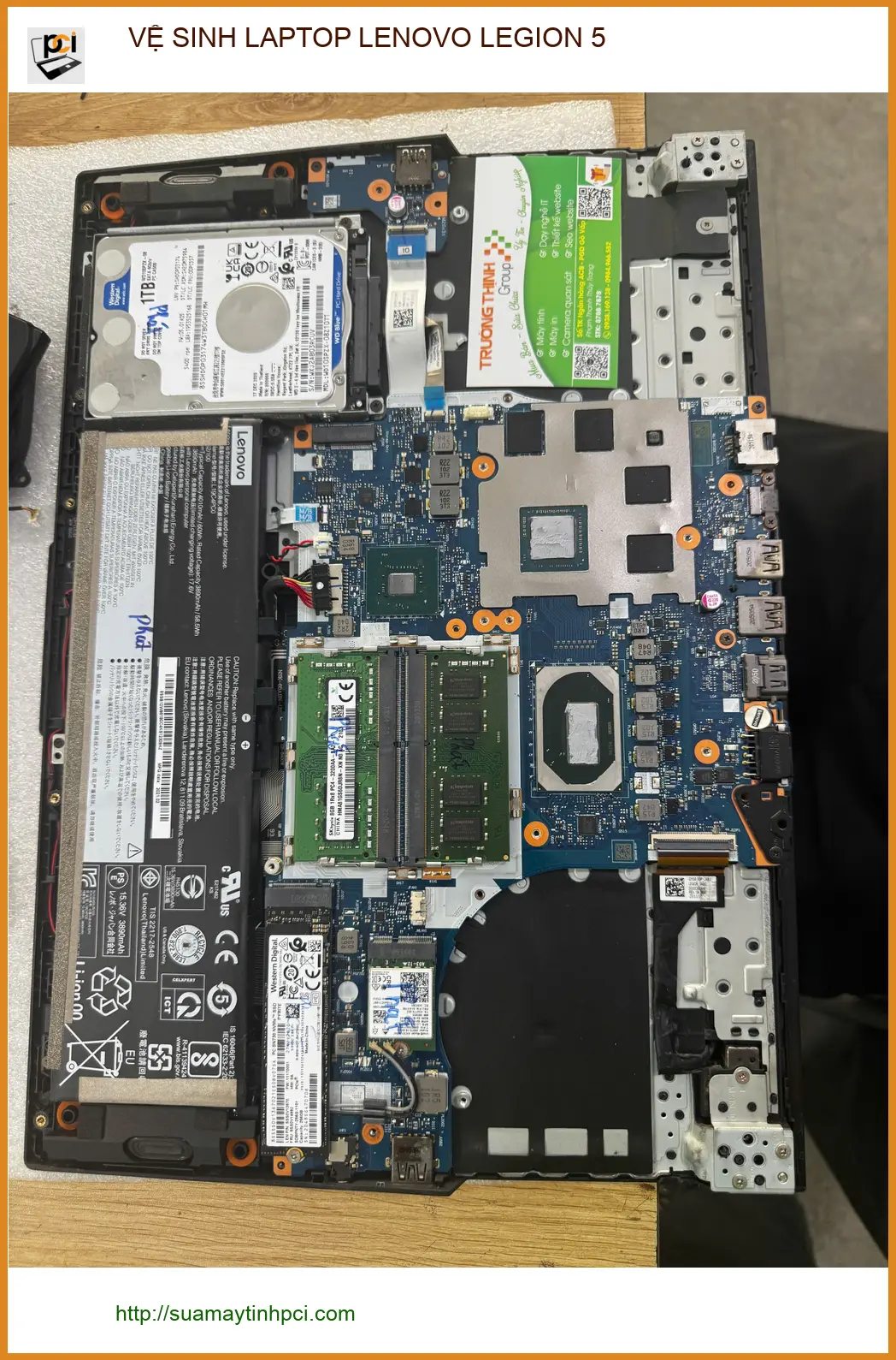 Chị Bảo Trân kế toán tìm chỗ vệ sinh laptop Lenovo Legion 5 Quận 10 lấy ngay