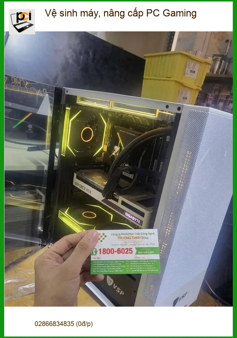 Anh Khánh vệ sinh máy, nâng cấp PC Gaming Quận 7 – Máy chạy như mới