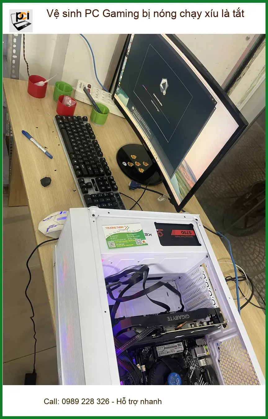 Anh Quân streamer - Vệ sinh PC Gaming bị nóng chạy xíu là tắt Quận Phú Nhuận ảnh thực tế 1