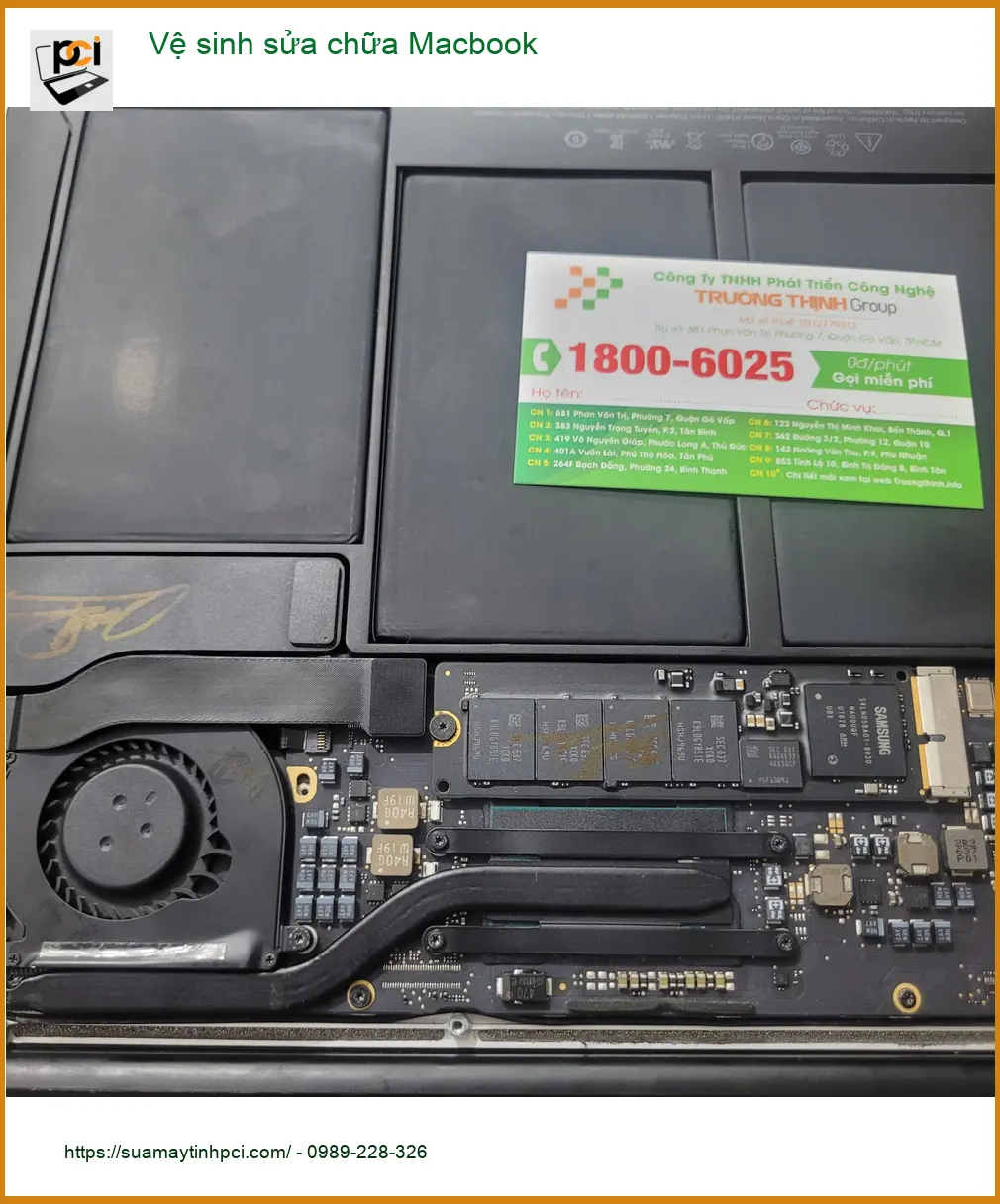 Anh Kiên IT giải cứu Macbook bị nóng - Trung tâm Vệ sinh sửa chữa Macbook Quận Tân Bình uy tín ảnh thực tế 1