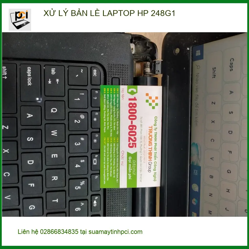 Anh Thành sinh viên tìm chỗ Xử lý Bản lề Laptop HP 248G1 Quận 12 ảnh thực tế 1