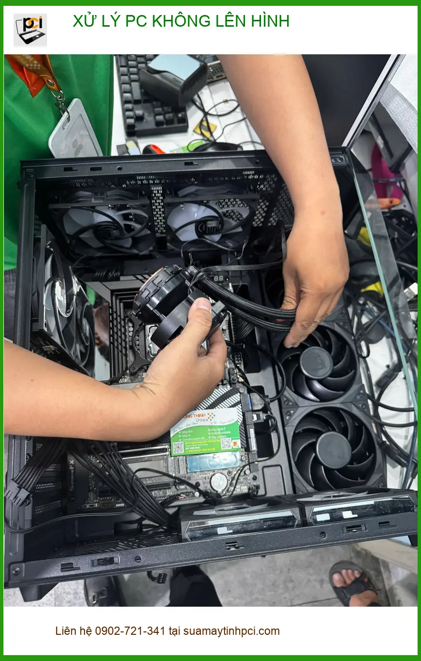 Chú Phát kỹ sư xây dựng chia sẻ trung tâm xử lý PC không lên hình Quận 10 uy tín