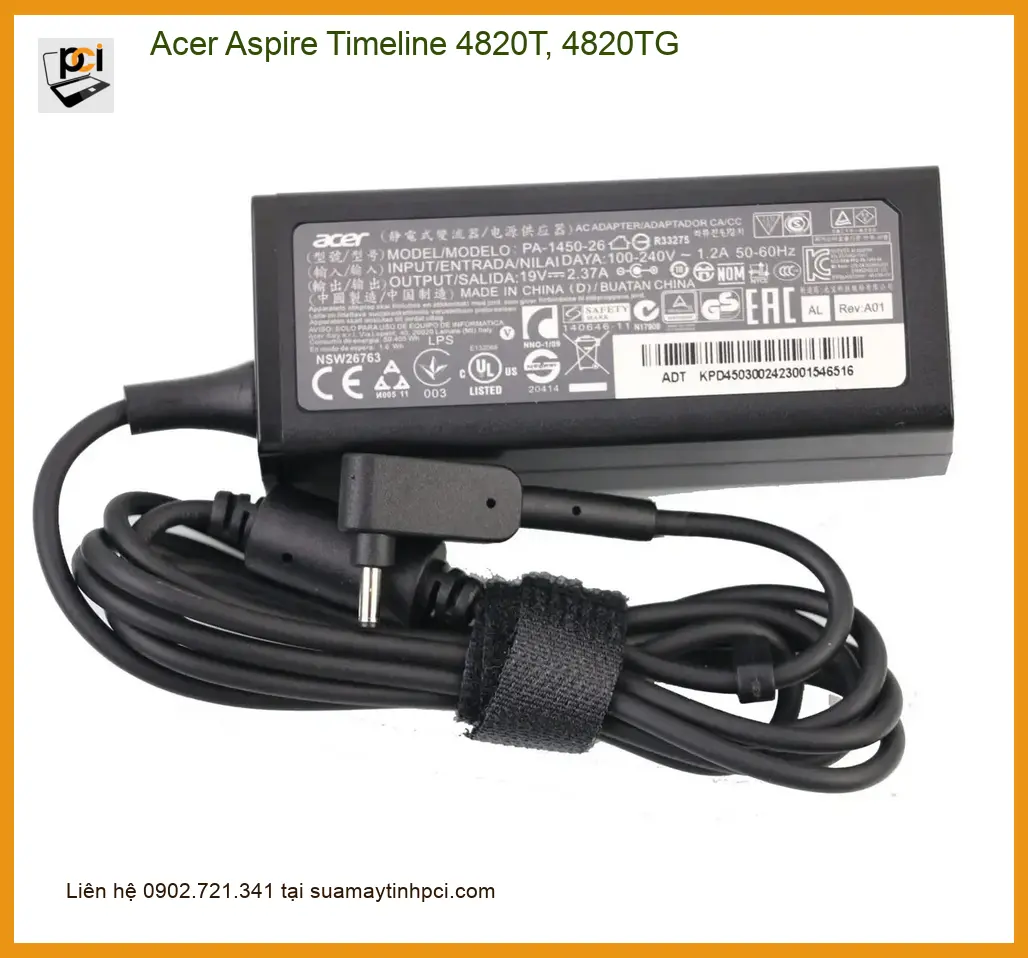 Sạc Laptop ACER Chính Hãng - Giao Ngay TPHCM Giá Rẻ