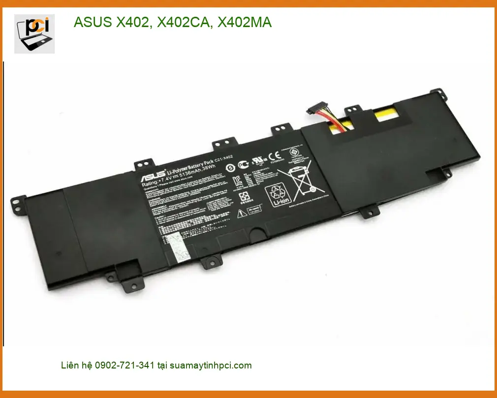 Pin Laptop ASUS X402 - Thay Nhanh TPHCM Lấy Liền