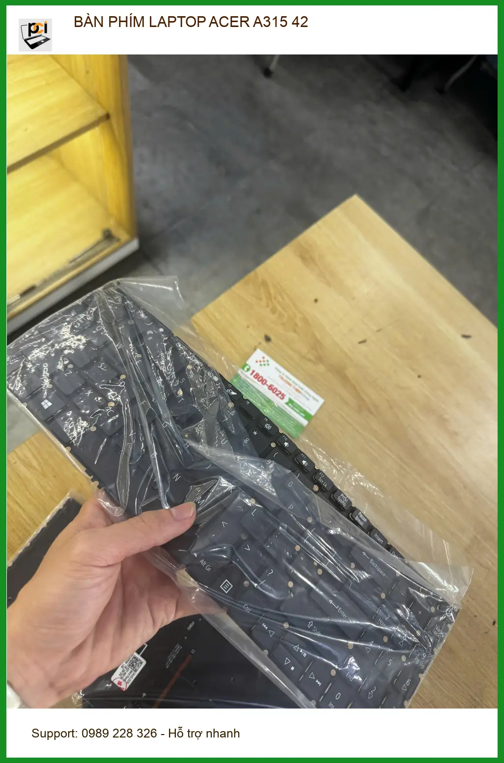 Anh Quang ở Quận 10 thay bàn phím laptop Acer A315 42 lấy ngay giá rẻ