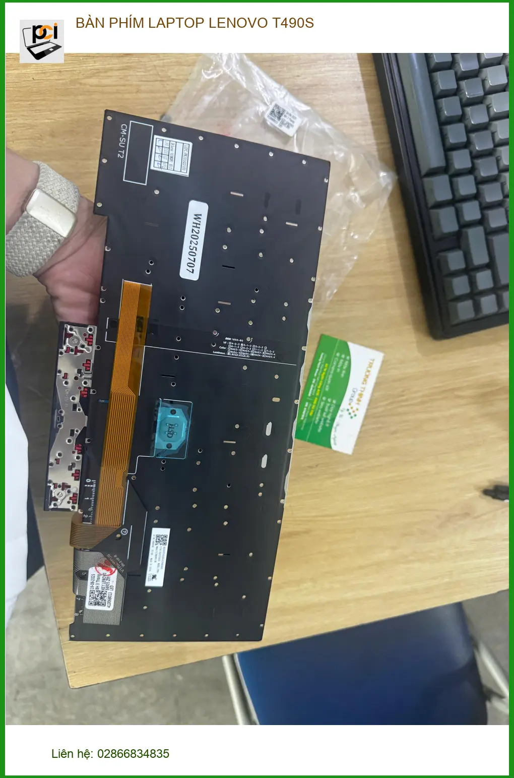 Thay bàn phím laptop Lenovo T490s Quận 10 lấy ngay - Chị Ngọc văn phòng. ảnh thực tế 1