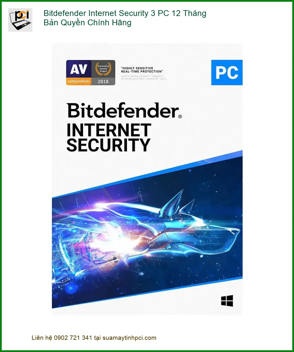 Antivirus Bitdefender 3 PC 12 Tháng - Cửa Hàng Máy Tính TPHCM Giá Tốt