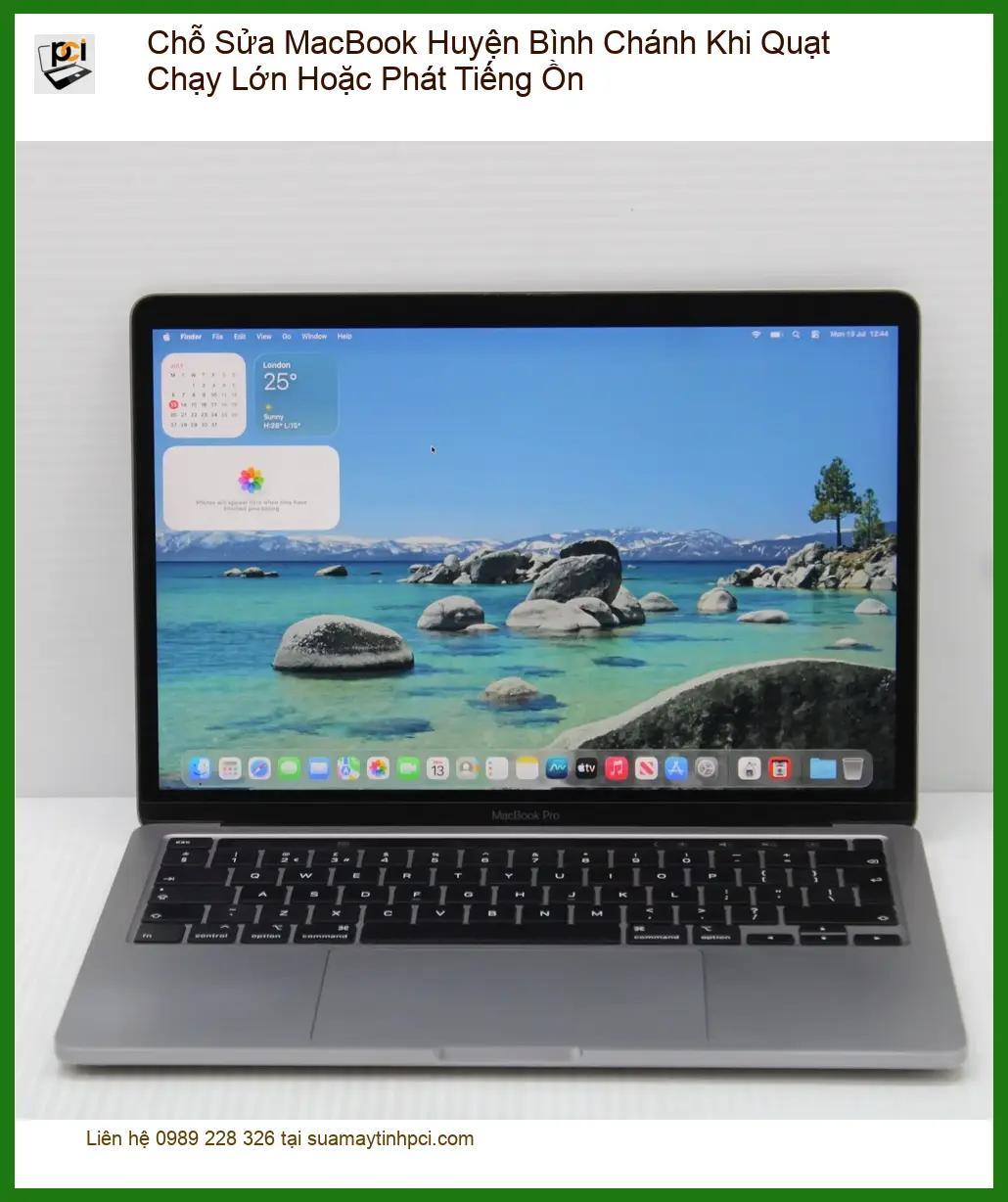 Sửa Macbook Huyện Bình Chánh quạt ồn, chạy lớn – Địa chỉ trung tâm hỗ trợ gần đây