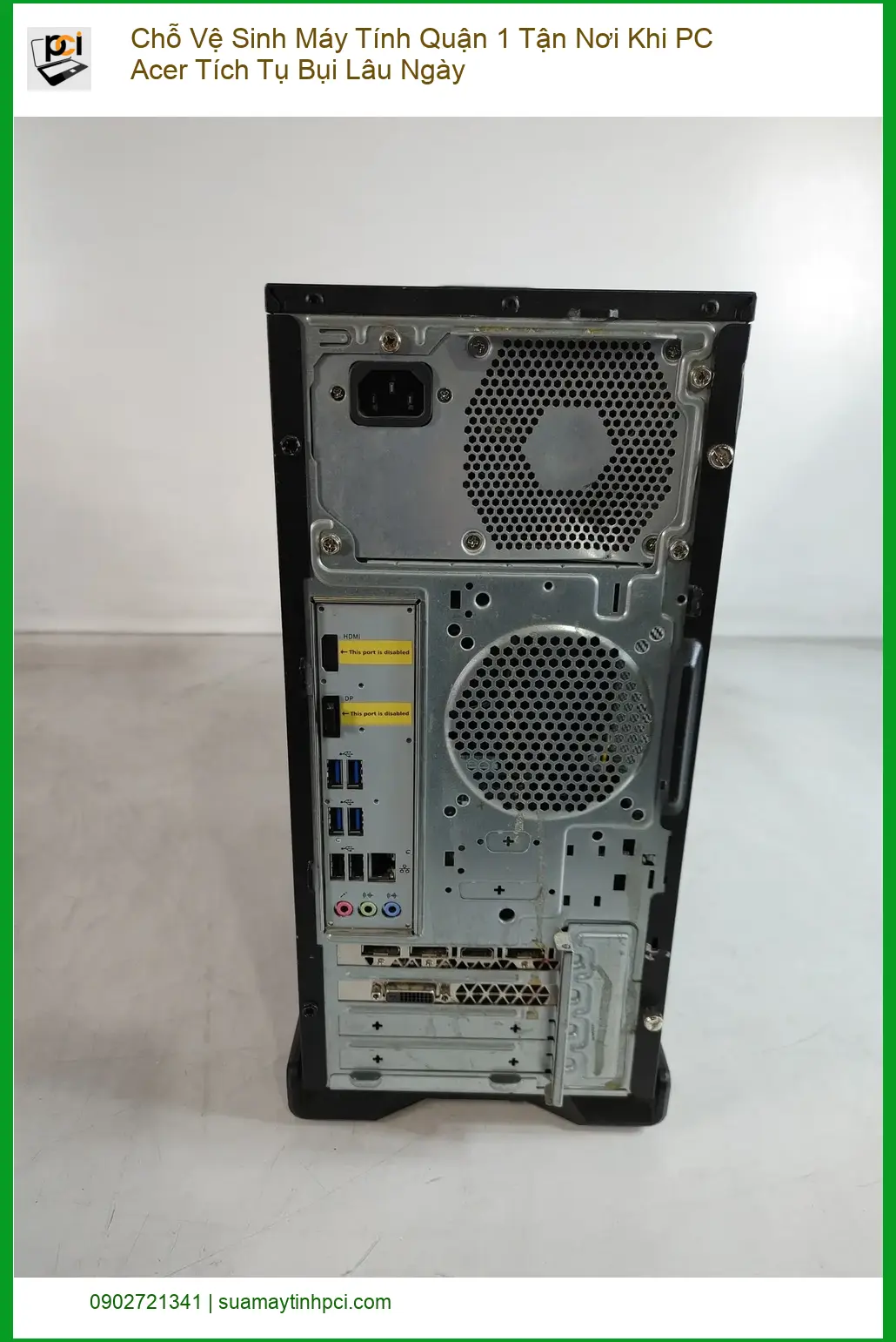Vệ Sinh Máy Tính Quận 1 Tận Nơi PC Acer Nóng Chậm – Thợ sửa nhanh, uy tín