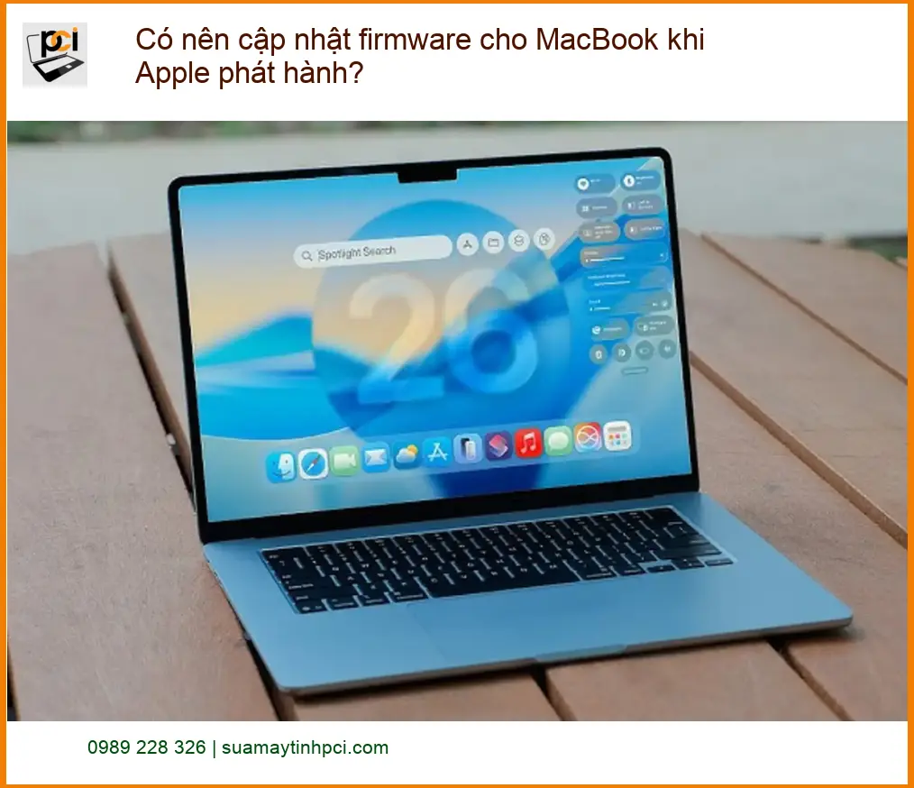 Macbook Có nên cập nhật firmware khi Apple phát hành? – Tư vấn chuyên gia