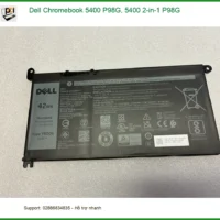 Pin Laptop Dell Chromebook 5400 P98G - Thay Lấy Liền - Trung Tâm Gần Nhất TPHCM
