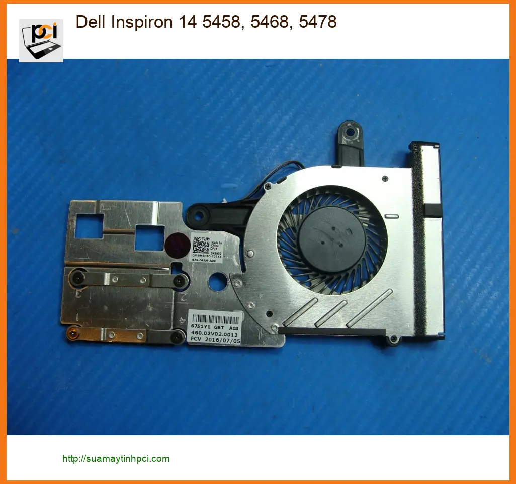 Quạt Laptop Dell Inspiron 14 5458 5468 5478 - Thay Lấy Liền TPHCM
