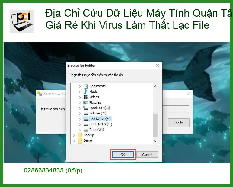 Khôi Phục Dữ Liệu Máy Tính Quận Tân Phú Khi Virus Làm Thất Lạc File – Dịch vụ cứu dữ liệu tận nơi