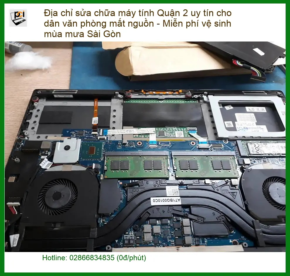 Sửa máy tính Quận 2 mất nguồn – Địa chỉ trung tâm hỗ trợ gần đây