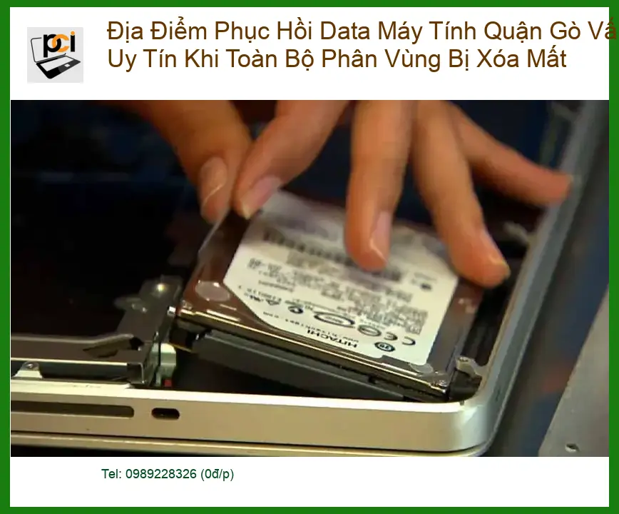 Khôi phục dữ liệu máy tính Gò Vấp uy tín – Cứu data bị xóa nhanh