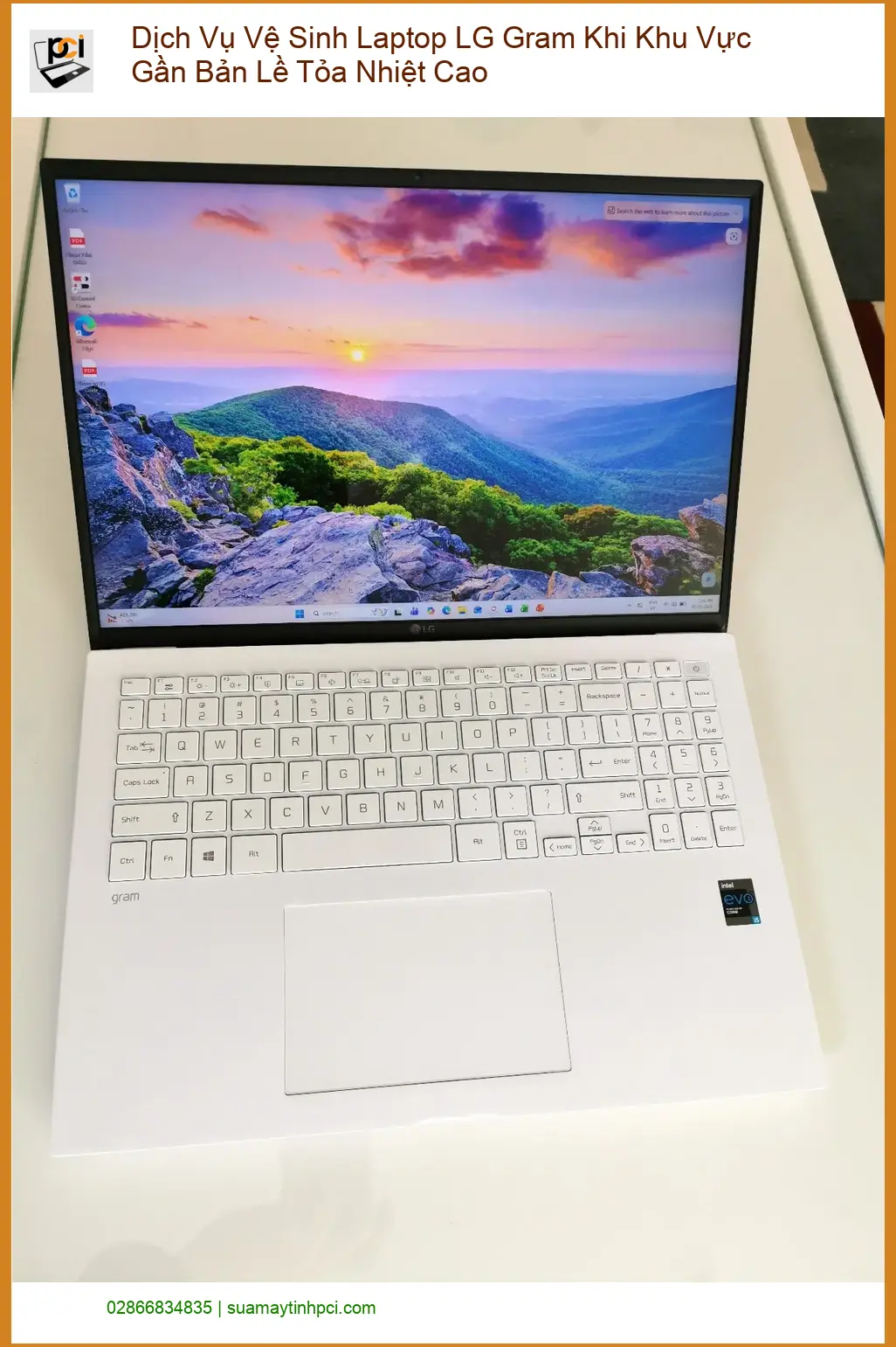 Vệ Sinh Laptop Dịch Vụ LG Gram Nóng Bản Lề – Trung tâm uy tín TPHCM