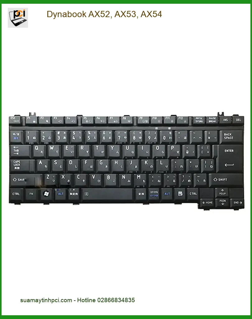 Bàn phím Laptop Dynabook AX52, AX53, AX54 - Thay Nhanh TPHCM Giá Tốt