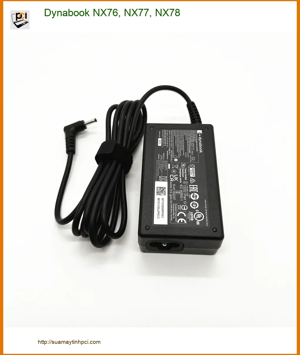 Sạc Laptop Dynabook NX76, NX77, NX78 - Thay Sạc Laptop Giá Rẻ TPHCM