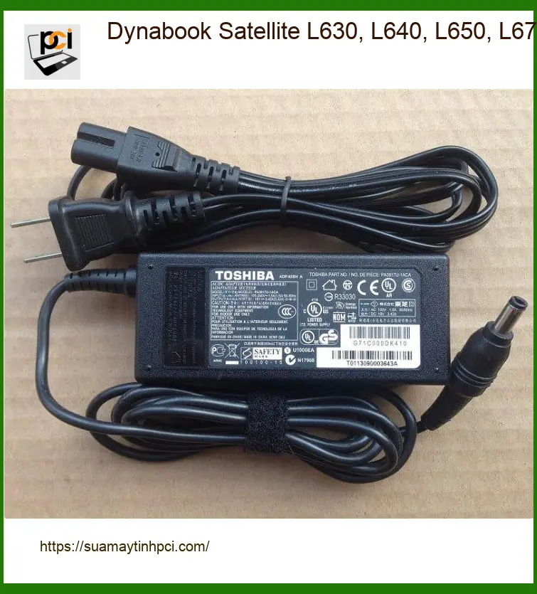 Sạc Laptop Dynabook L630 L640 L650 L670 - Giá Rẻ TPHCM - Cửa Hàng Gần Nhất
