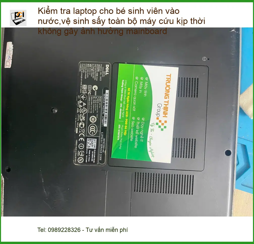 Trung tâm vệ sinh laptop sinh viên vào nước Quận Phú Nhuận – Anh Khoa cứu máy