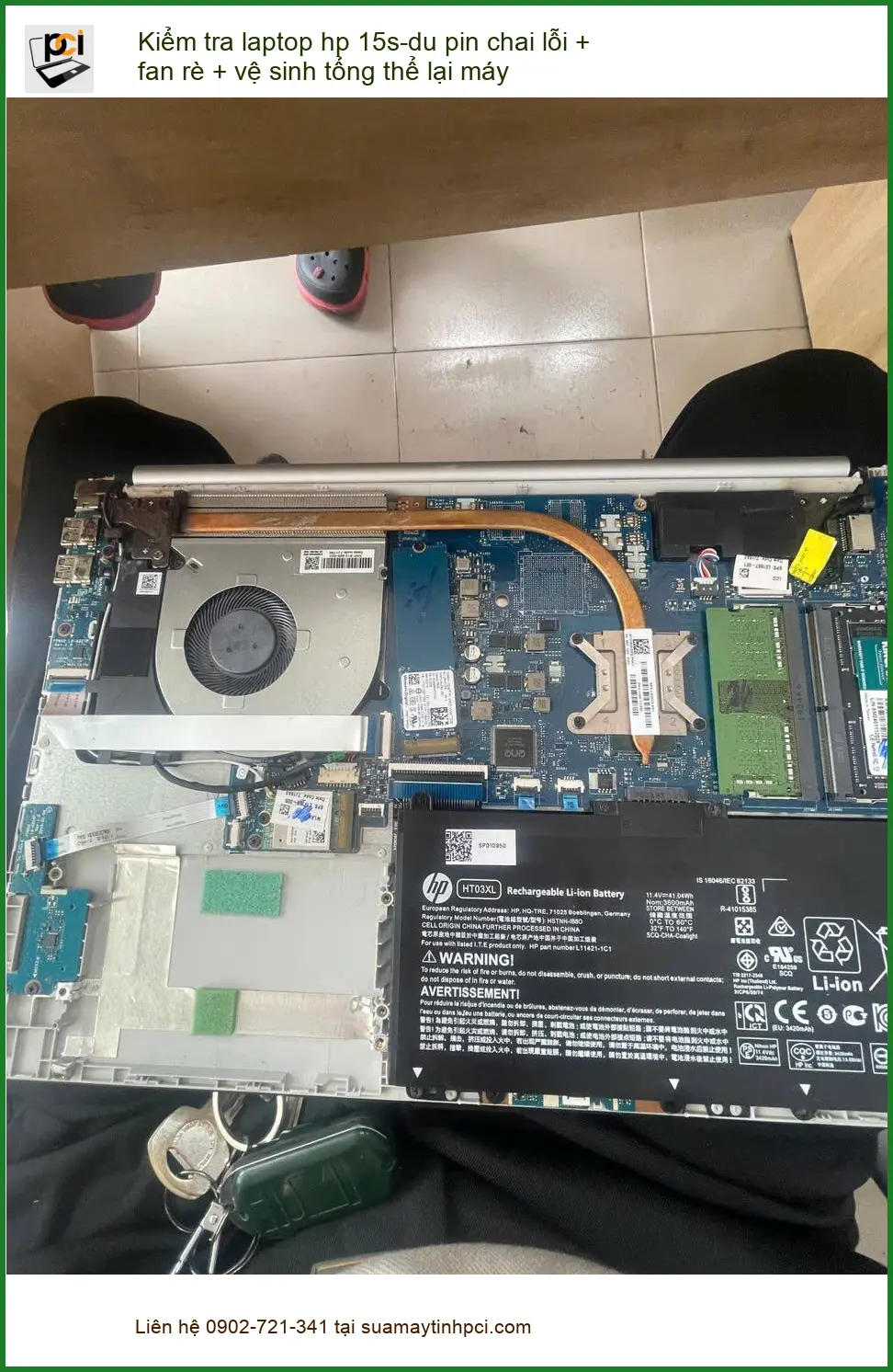 Trung tâm sửa laptop hp 15s-du Quận Phú Nhuận – Anh Hùng IT