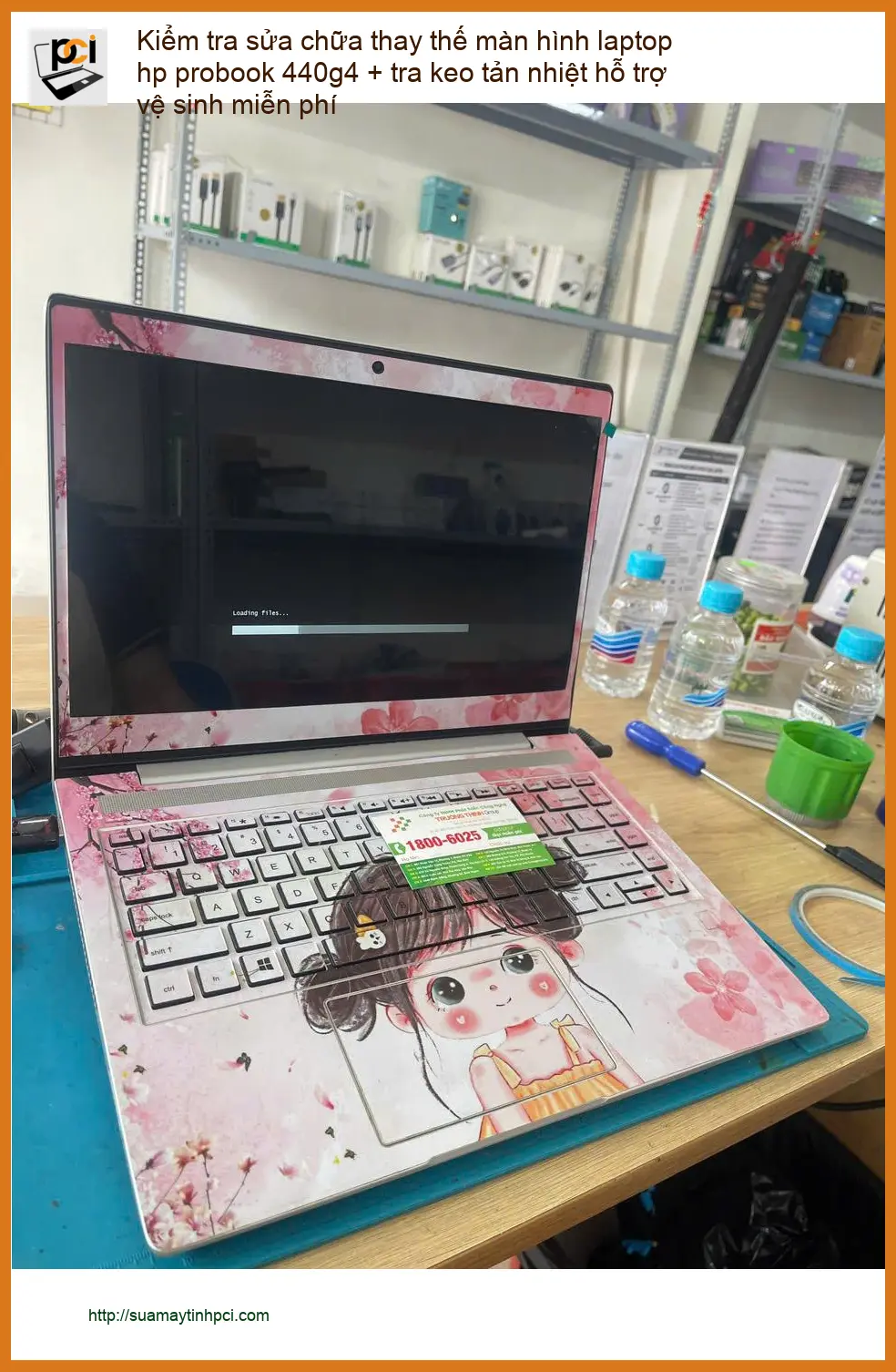 Bạn Tâm sinh viên thay màn hình laptop hp probook 440g4 Quận Phú Nhuận