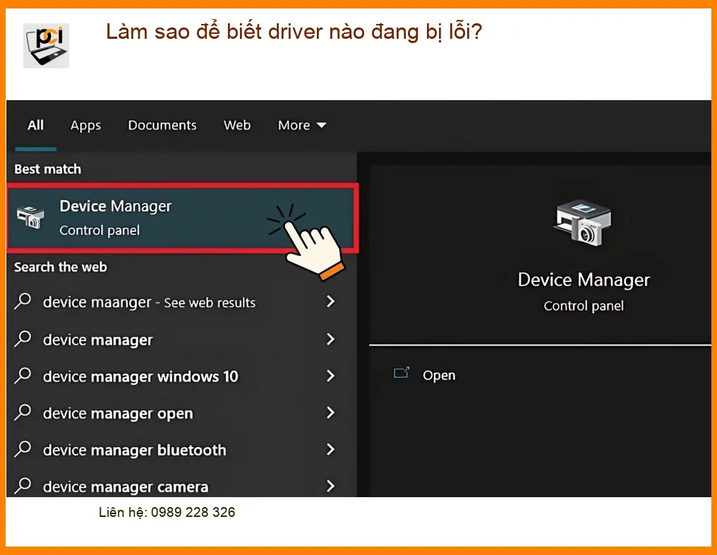PC Làm sao để biết driver nào đang bị lỗi? – Địa chỉ trung tâm hỗ trợ gần đây