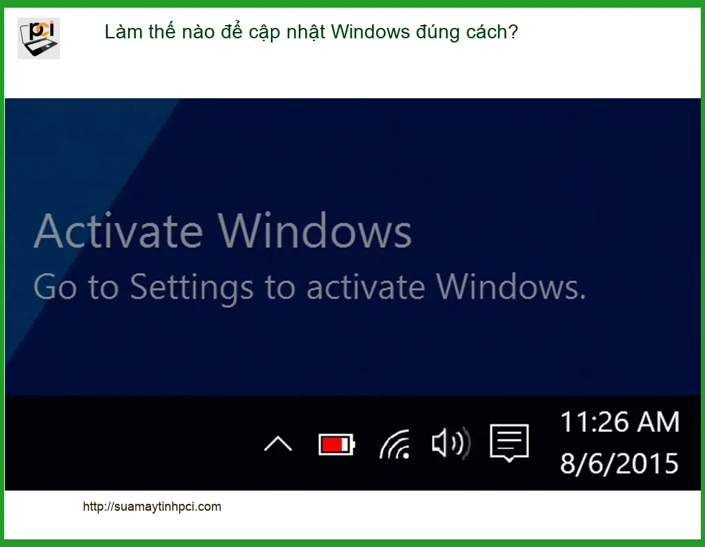 PC Làm thế nào để cập nhật Windows đúng cách – Cách tự xử lý tại nhà