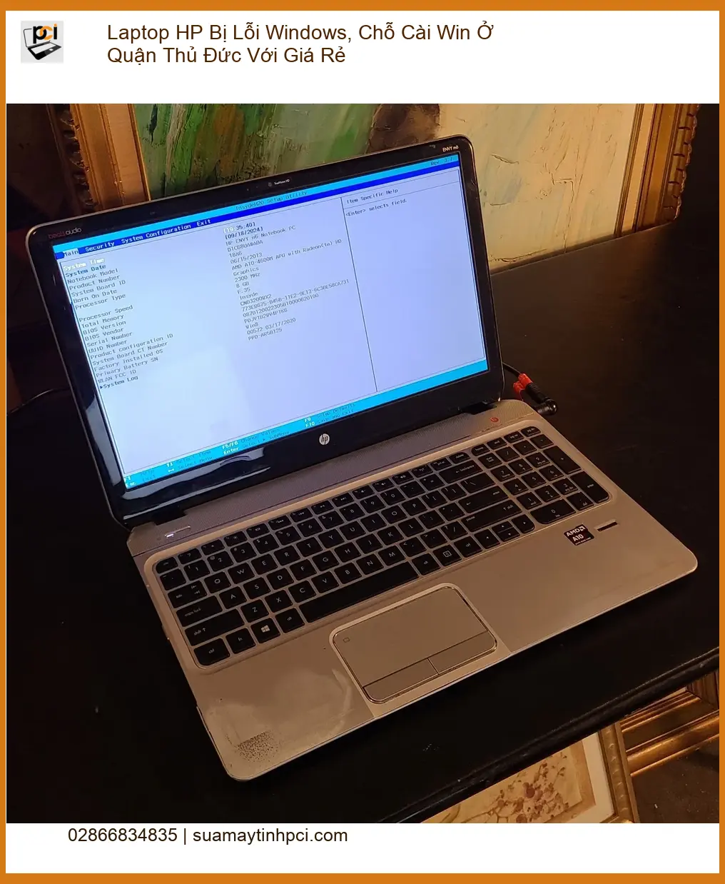 Laptop HP lỗi Windows, cài Win Thủ Đức giá rẻ – Trung tâm hỗ trợ uy tín
