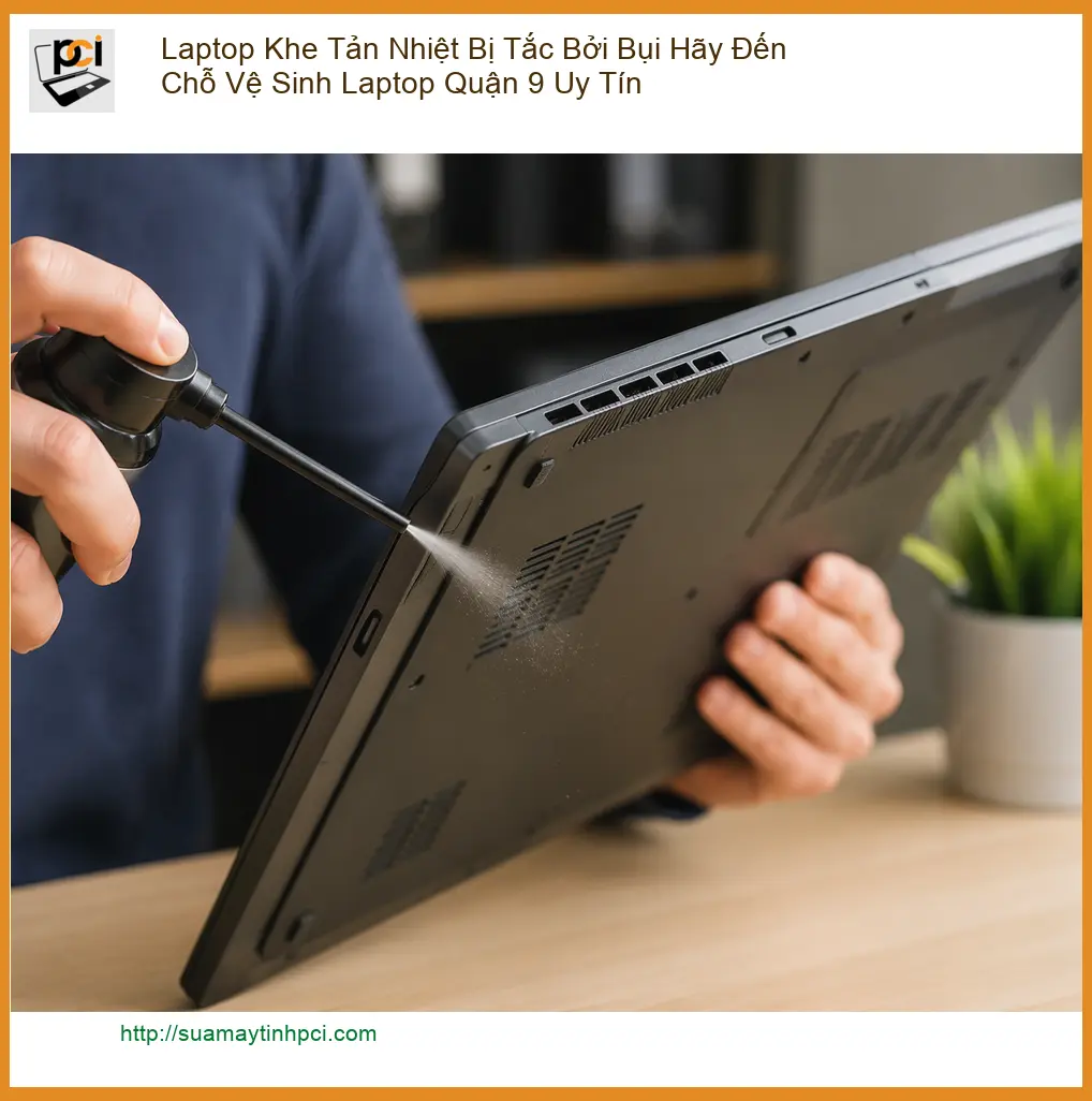 Vệ Sinh Laptop Khe Tản Nhiệt Bị Tắc Quận 9 – Trung tâm uy tín lấy liền