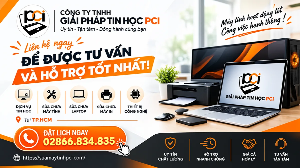 Liên Hệ Công Ty TNHH Giải Pháp Tin Học PCI