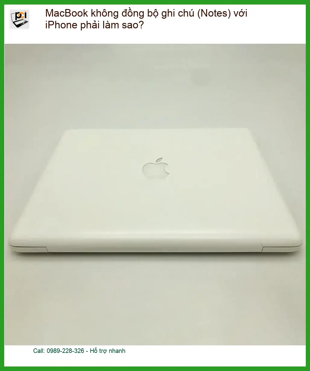 Macbook không đồng bộ ghi chú iPhone – Cách tự xử lý tại nhà