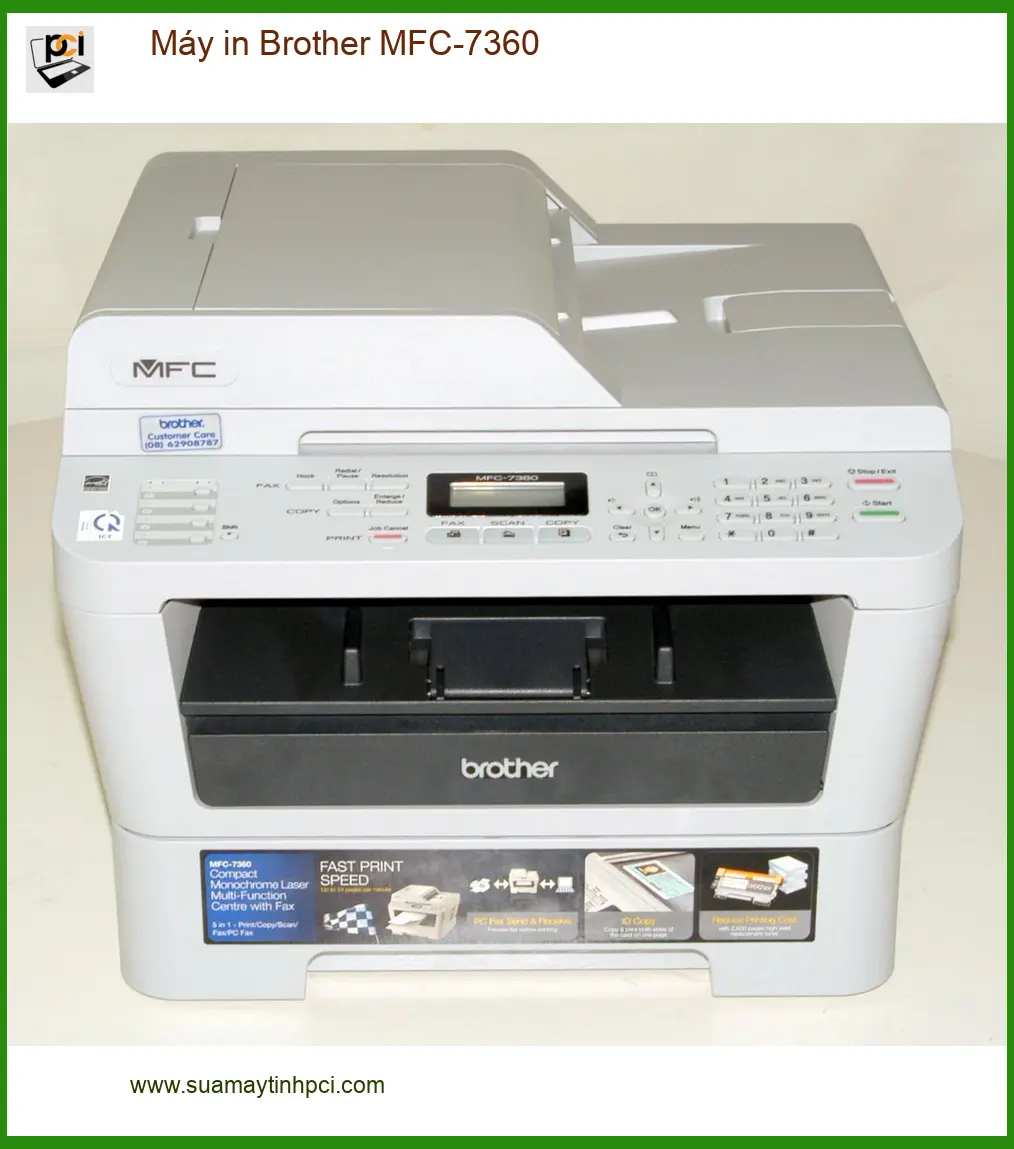 Sửa Máy in Brother MFC-7360 - Nạp Mực Tại Nhà TPHCM Nhanh Chóng